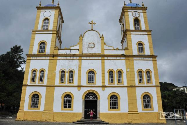 A bela Igreja Matriz de São Francisco do Sul, litoral norte de Santa Catarina